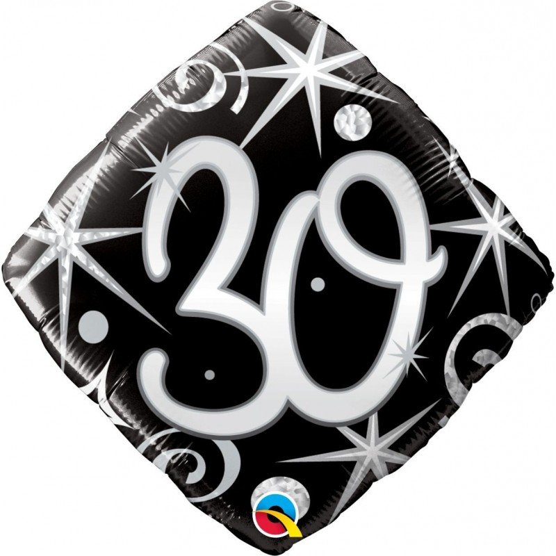Globo 30 Diamante destellos elegantes de 45 cm aproxQL-30007 Qualatex