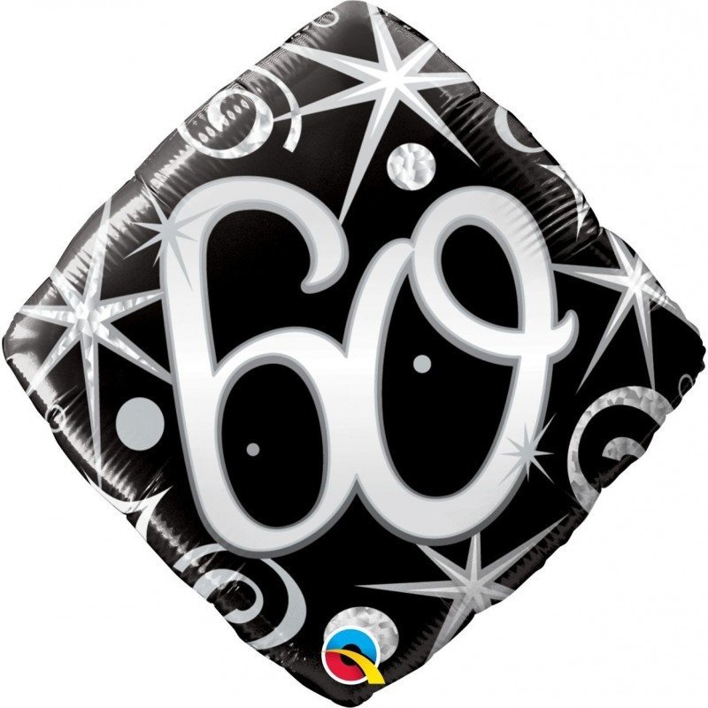 Globo 60 Diamante destellos elegantes de 45 cm aproxQL-30030 Qualatex