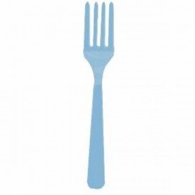 TENEDOR COLOR AZUL-PASTEL (10 ud)