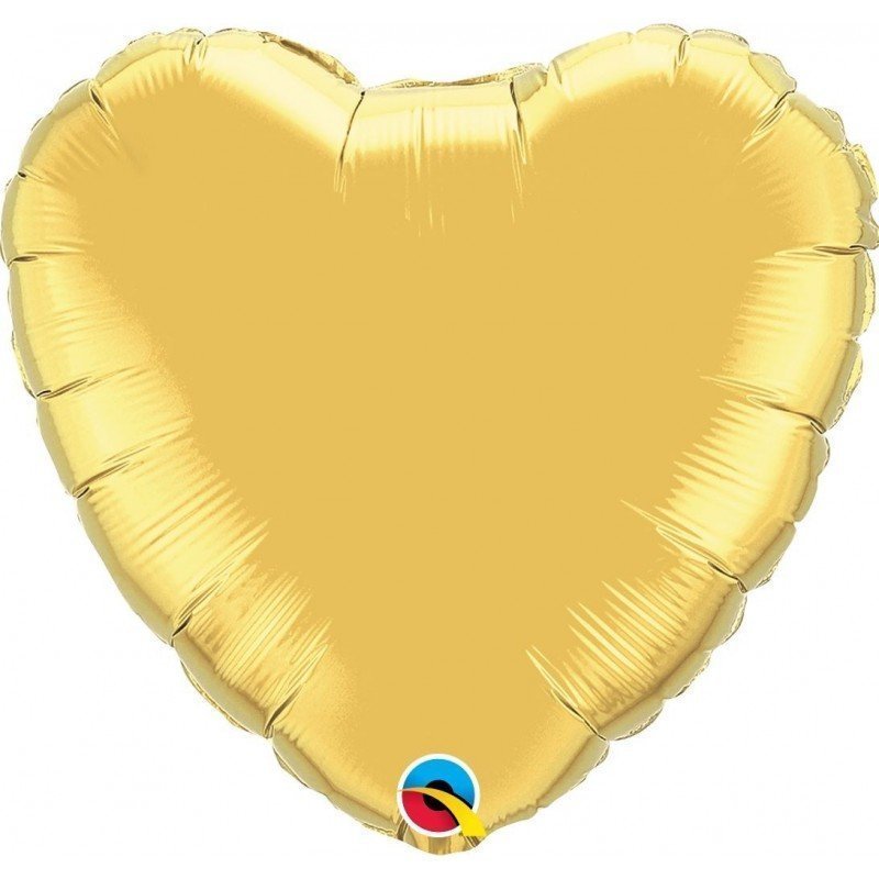 Globo Oro en Forma de Corazón de 46 cm aprox