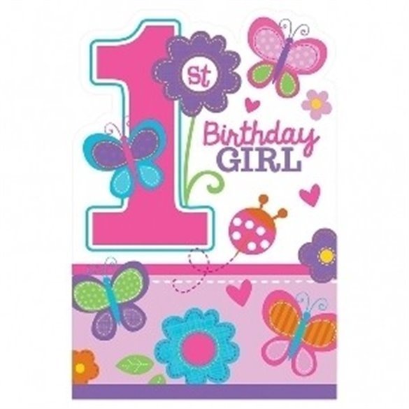 Invitaciones (8) Dulce 1º Cumple Niña
