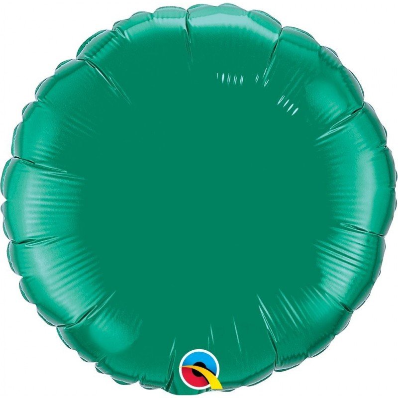 Globo Verde esmeralda en Forma de Circulo de 45 cm aproxQL-22633 Qualatex