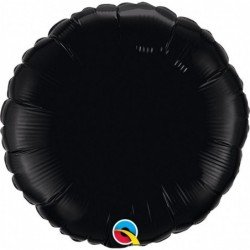 Globo Negro onyx en Forma de Circulo de 46 cm aprox