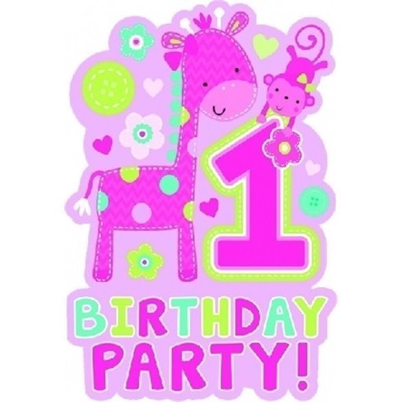 Invitaciones (8) 1º Cumple Niña