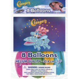Articulo Globos latex Clangers (8) de Unique
