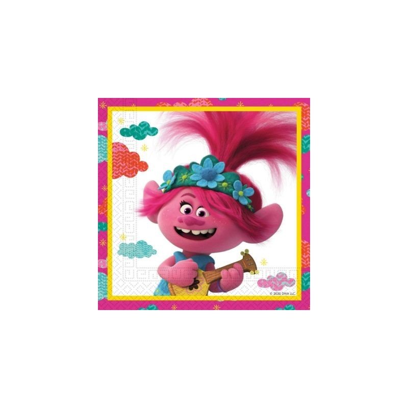 Servilletas Trolls 2 World Tour de 33 cm (20)