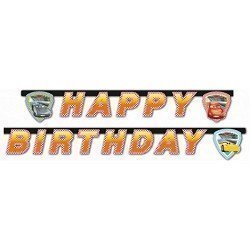 Guirnalda Cars 3 "Happy Birthday" de 2m. Arpox.