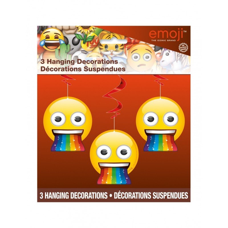 Decoracion colgante Emoji arcoiris (3)