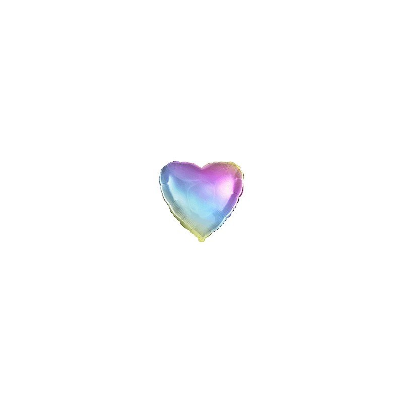 Globo Corazón Colores Degradados de 78 cm Ultra