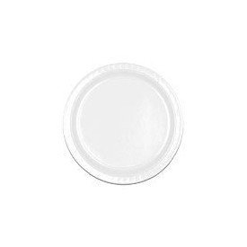 Platos de cartón Blancos Pequeños para postre (8ud)