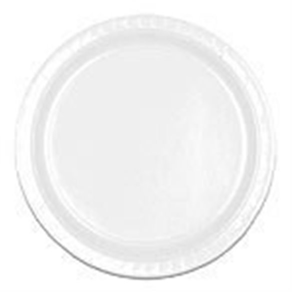 Platos de cartón Blancos Pequeños para postre (8ud)
