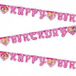 Guirnalda Princesas Disney "Happy Birthday" de 1,75 m. Arpox.