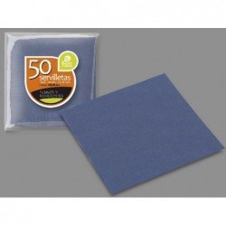 Servilletas Azul Real doble capa de 40 x 40 cm (50ud)