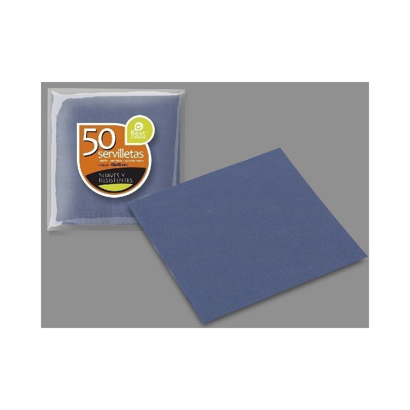 Servilletas Azul Real doble capa de 40 x 40 cm (50ud)J-10100 JBP