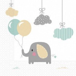 Servilletas Elefante Dulce Bebe (20)