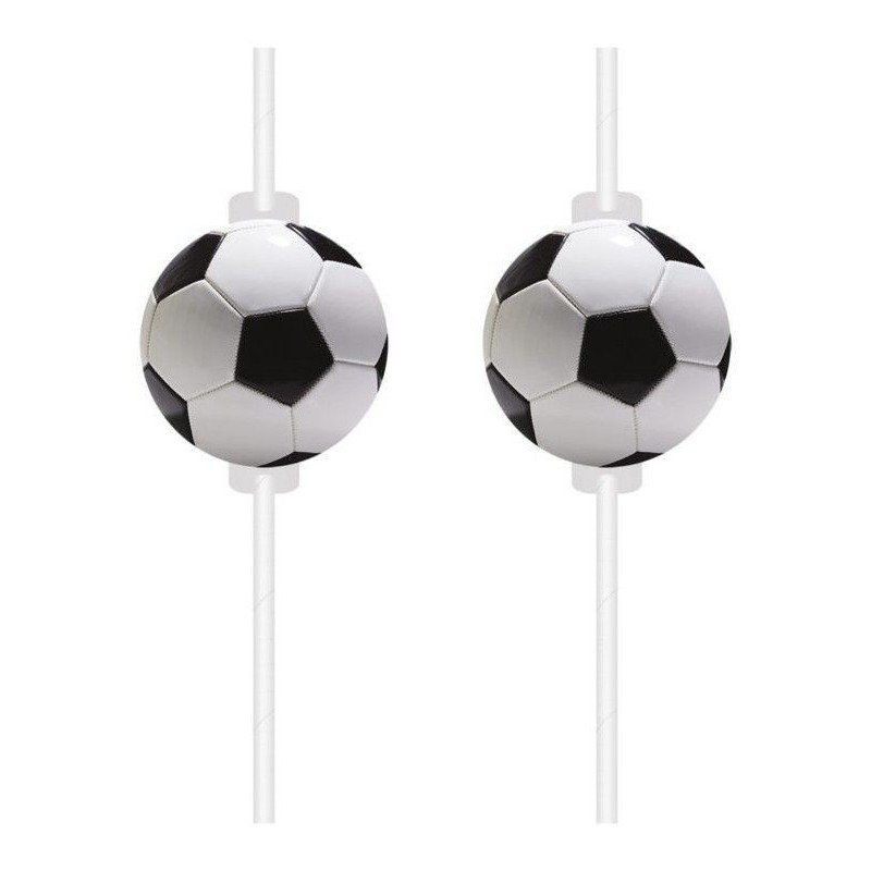 Pajitas de Cartón Futbol Campo y Balon (4)