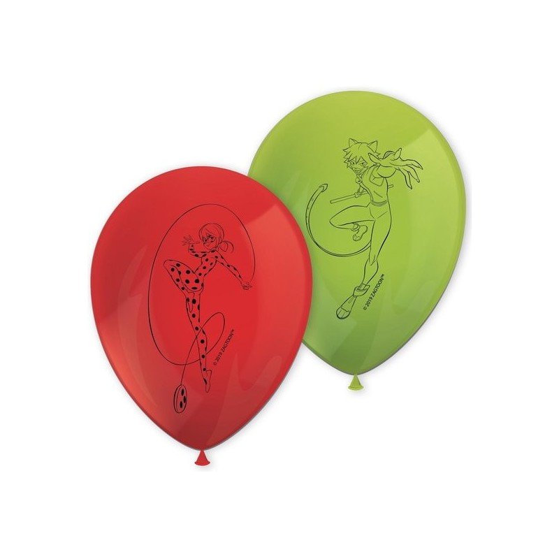 Globos Lady Bug Zag Miraculous (8)