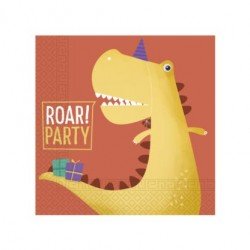 Servilletas Dinosaurios Party Eco biodegradables (20)