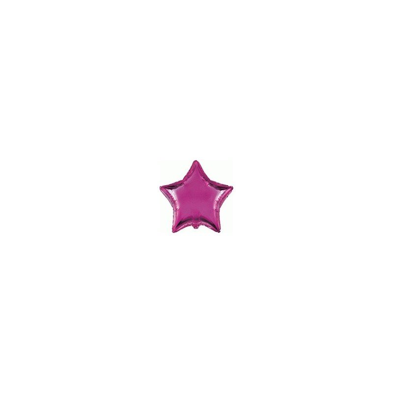 Globo Estrella Morado Claro Mini de 23cm Con Palo y copa