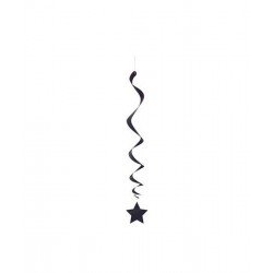 Espirales Con Estrella en Negro de 65 cm aprox (3)