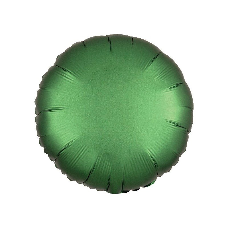 Globo Circulo color satin Esmeralda de 45cm