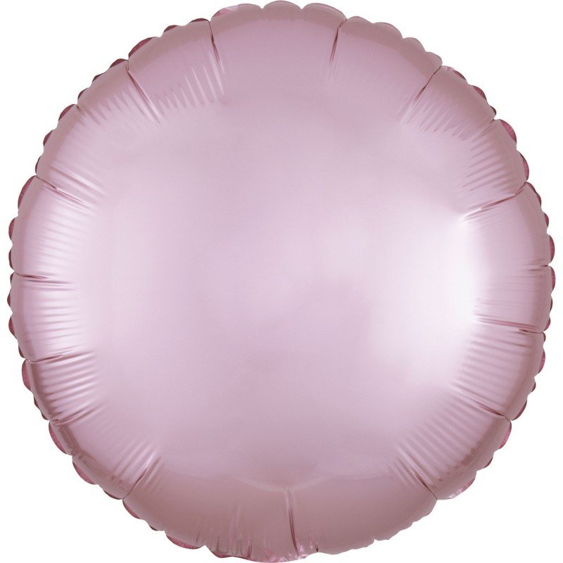 Globo Circulo color satin Rosa Pastel de 45cm