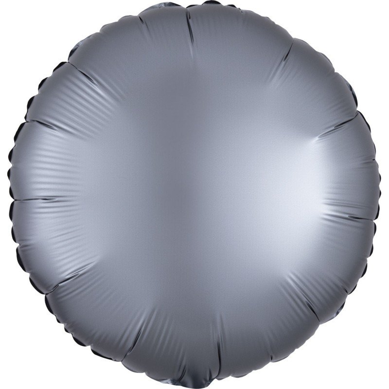 Globo Circulo color satin Grafito de 45cm