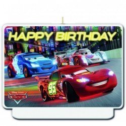 Vela Cars de 9 x 7 cm decorativa