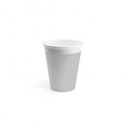 Vasos de Cartón color Gris de 200 ml Eco-friendly Compostable (8)
