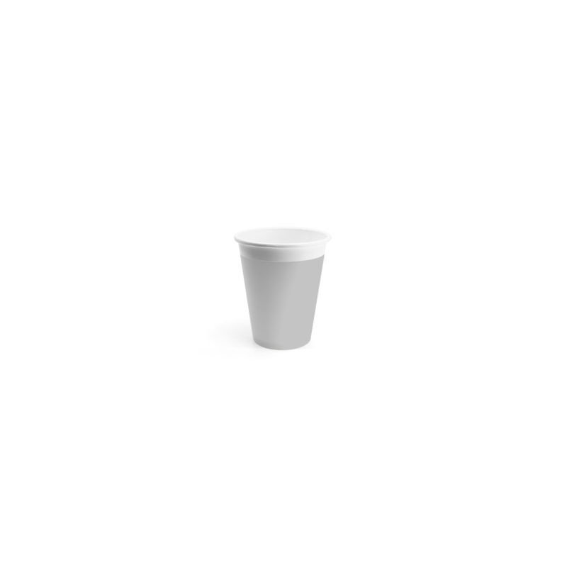 Vasos de Cartón color Gris de 200 ml Eco-friendly Compostable (8)