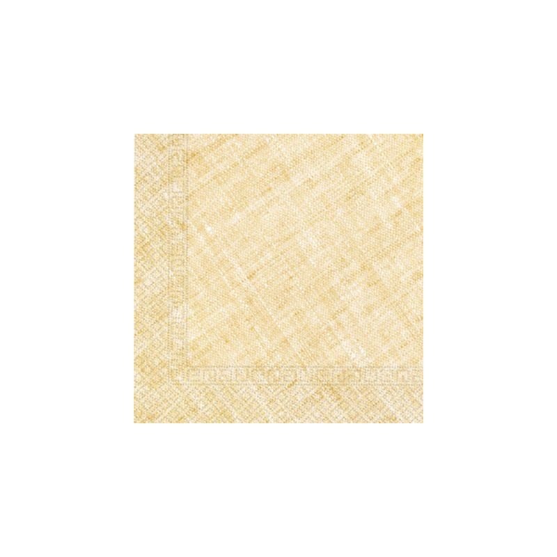 Servilletas grandes color Amarillo de Triple Capa tacto textil Ecofriendly compostables (20)
