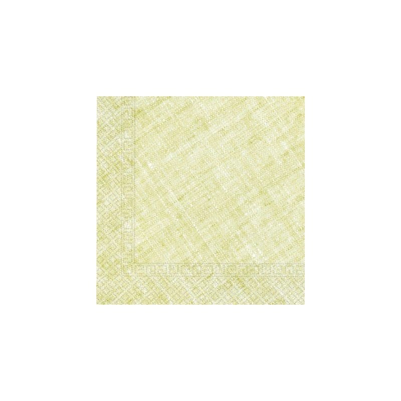 Servilletas grandes color Verde Lima de Triple Capa tacto textil Ecofriendly compostables (20)