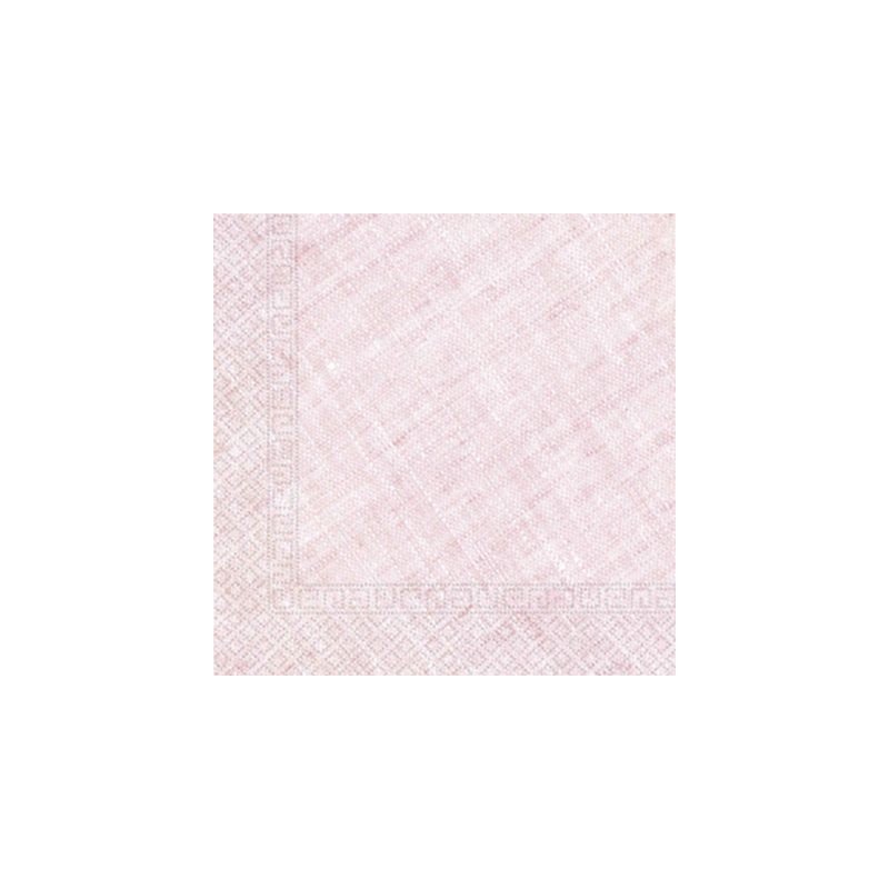 Servilletas grandes color Rosa de Triple Capa tacto textil Ecofriendly compostables (20)