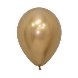 Articulo Globos látex Reflex Dorado de 12.5cm (50 ud) de Sempertex
