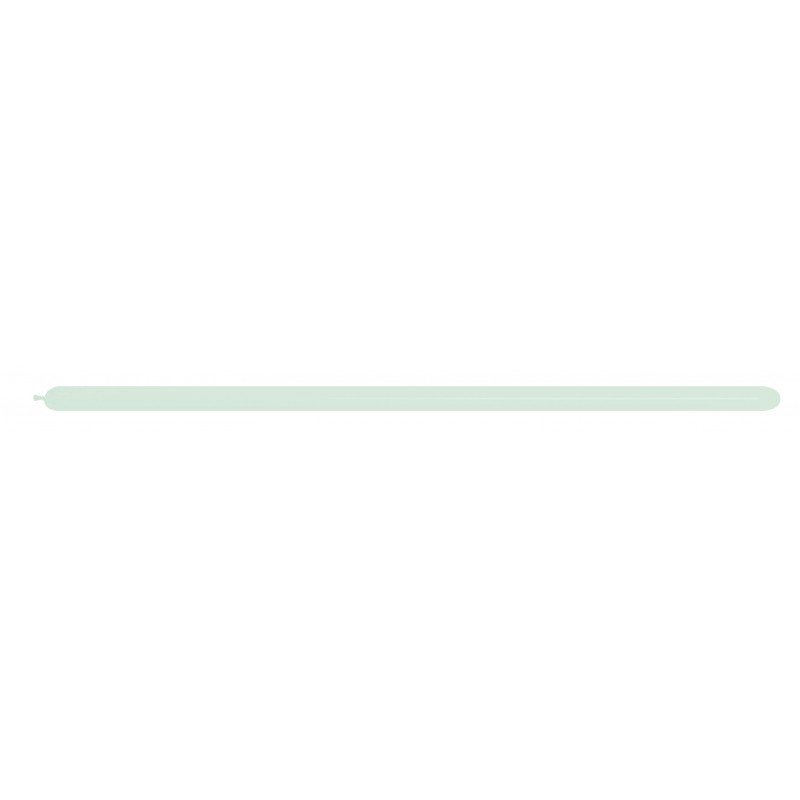 Globos Moldeables (260) Verde Pastel Talco de 150cmx5cm (50 ud)