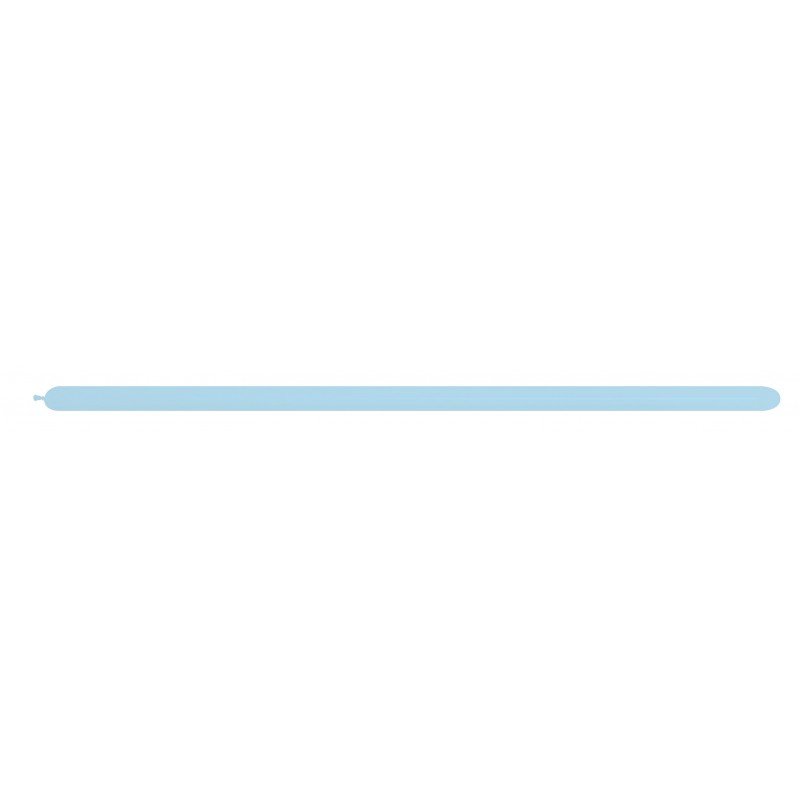 Globos Moldeables (260) Azul Pastel Talco de 150cmx5cm (50 ud)