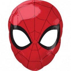 Globo Cara de spiderman de 45 cm
