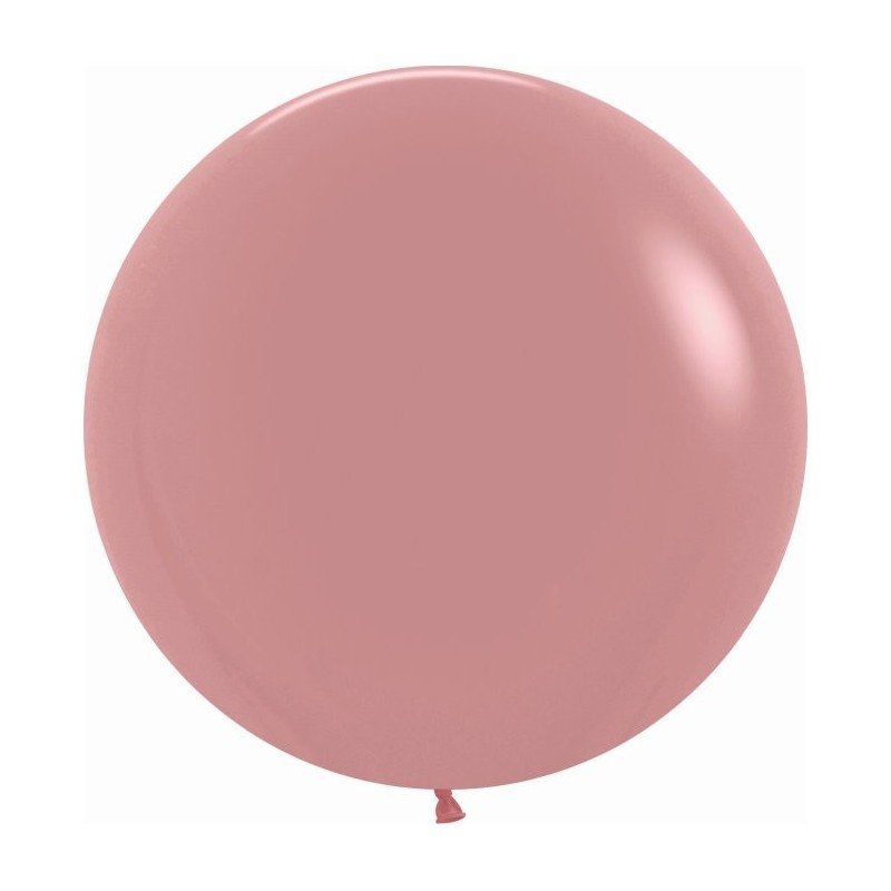 Globos R24 de 60 cm aprox Color Rosa Palo (10 ud)