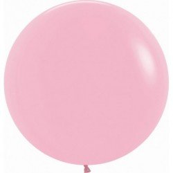 Globos R24 de 60 cm aprox Rosa Chicle Solido (10 ud)