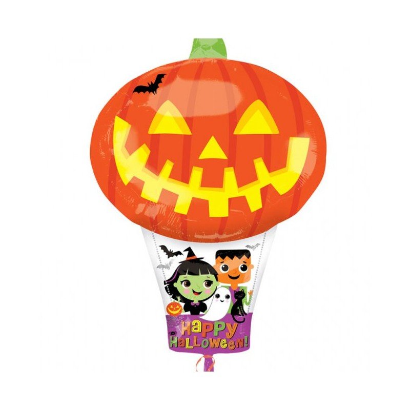 Globo Calabaza Happy Halloween de 68x48cm