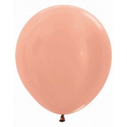 Globos R18 de 45cm Rosa Oro Metalizado (6)