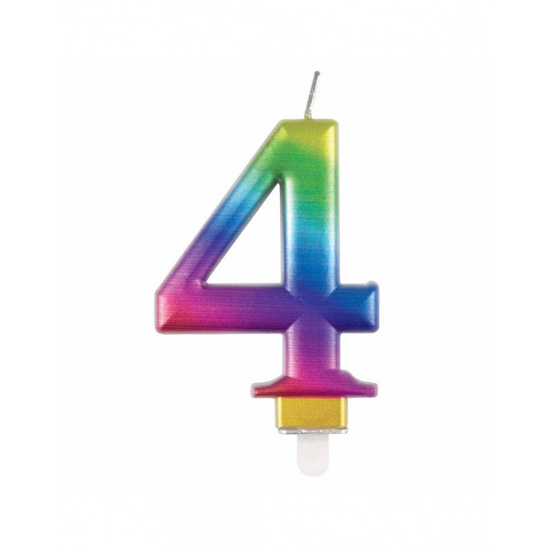 Vela Multicolor Nº4