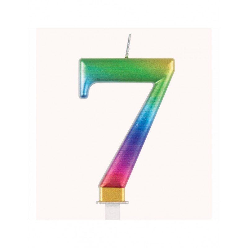 Vela Multicolor Nº7