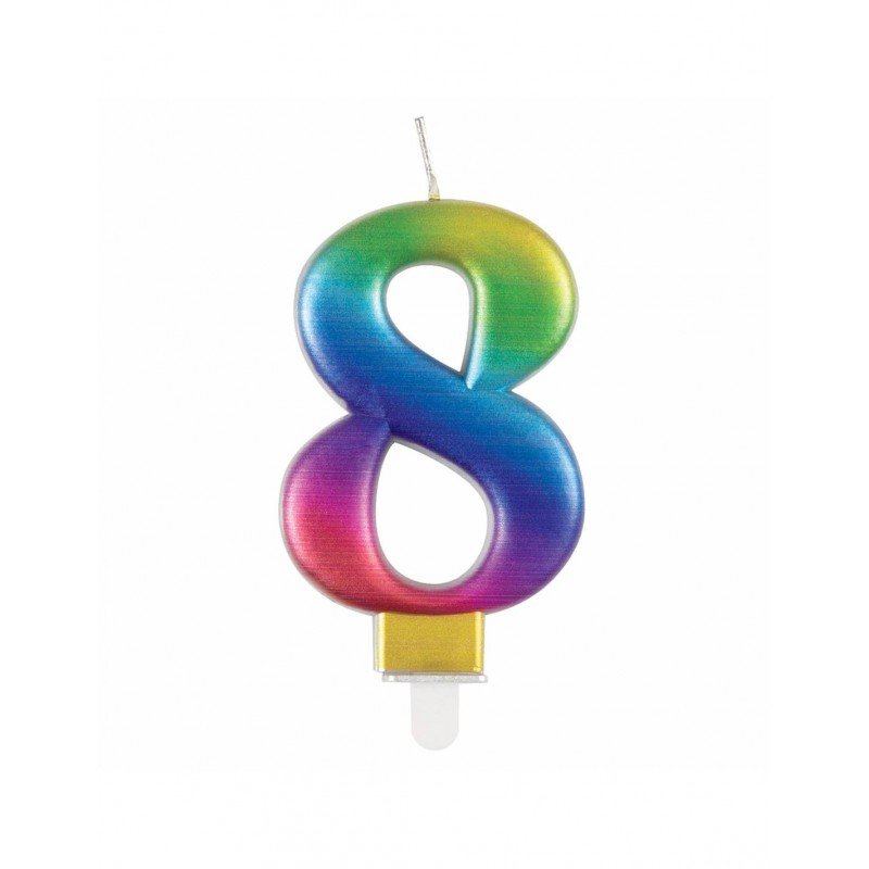 Vela Multicolor Nº8