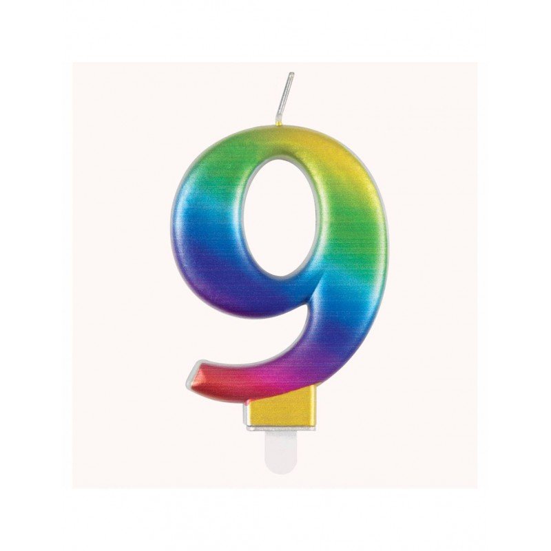Vela Multicolor Nº9