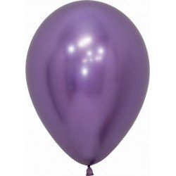 Globos látex Reflex Violeta de 12.5cm (50 ud)