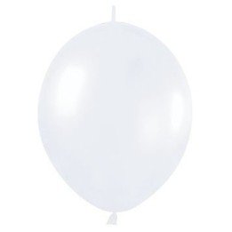 Articulo Globos Látex Link-o-Loon Blanco Satín de 29cm aprox (25 ud...