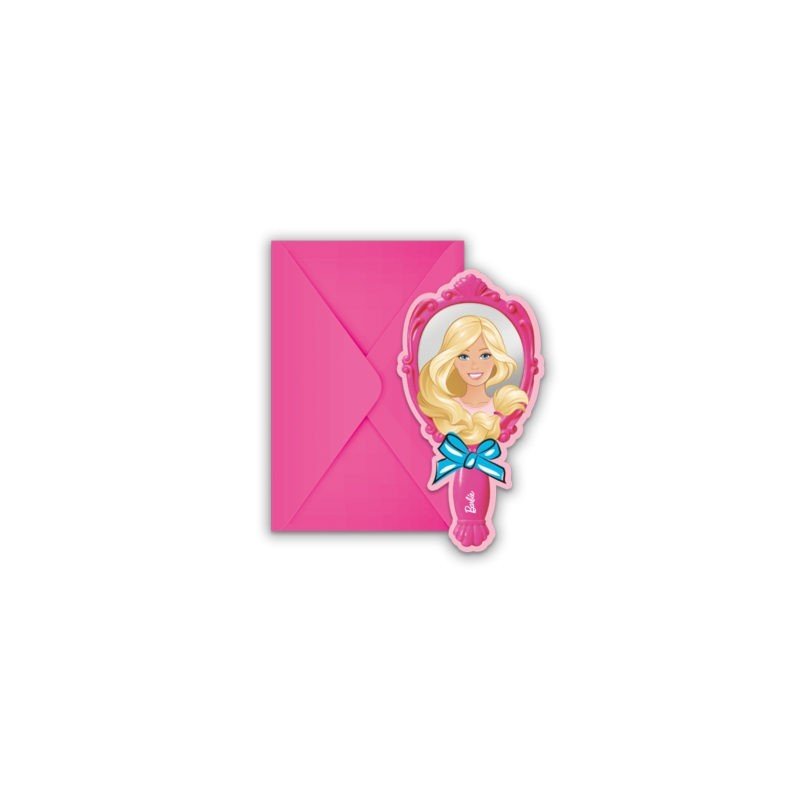 Invitaciones Barbie Magic (6)