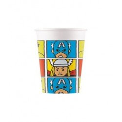 Vasos Vengadores Comic cartón (8)