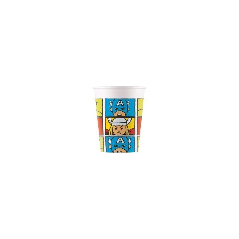 Vasos Vengadores Comic cartón (8)